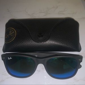 Blue-Tinted RayBan Sungalsses